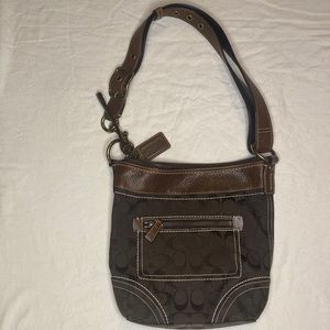 NWOT Coach brown crossbody/ shoulder purse